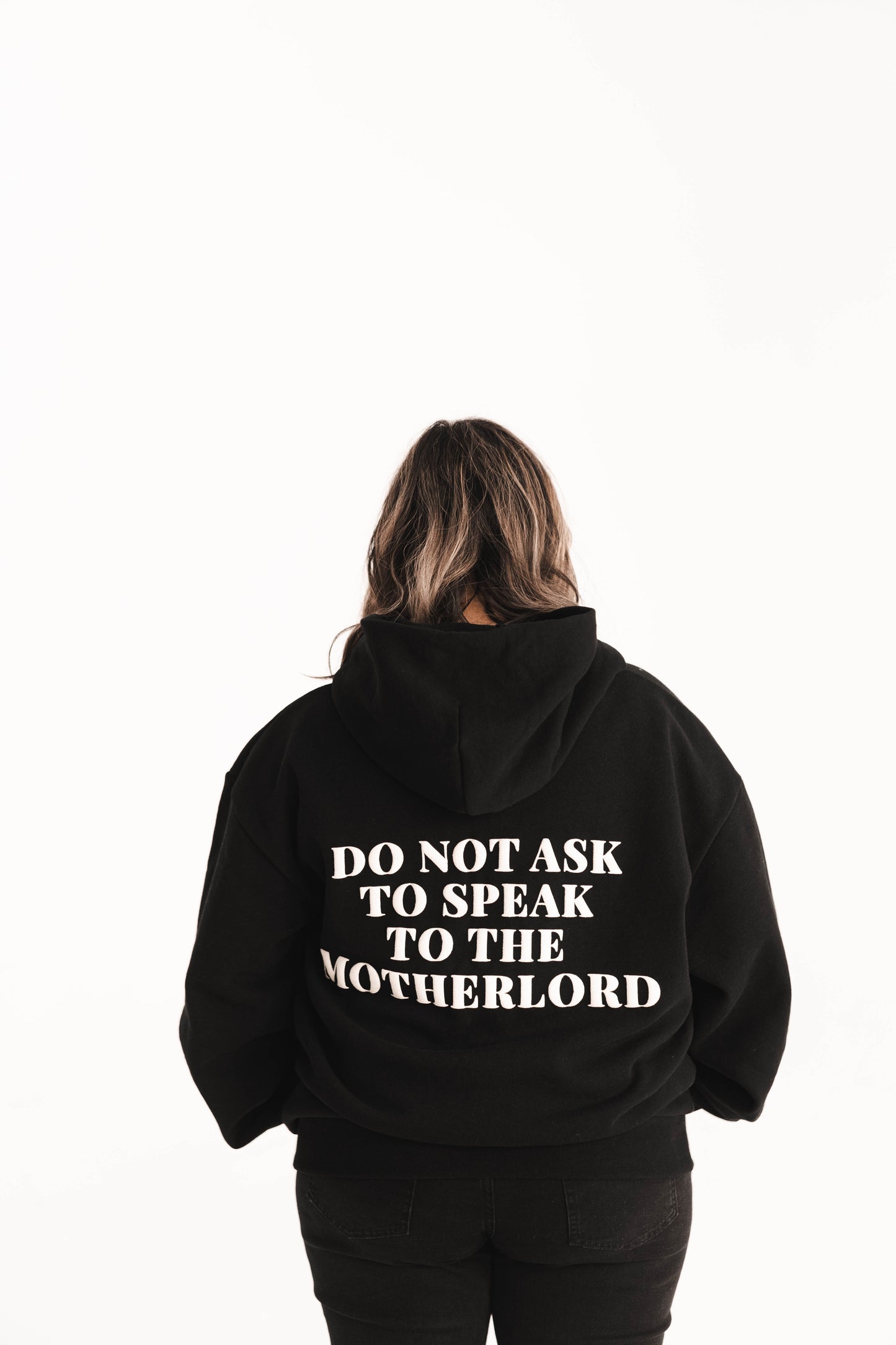 Do Not Ask Hoodie — Black