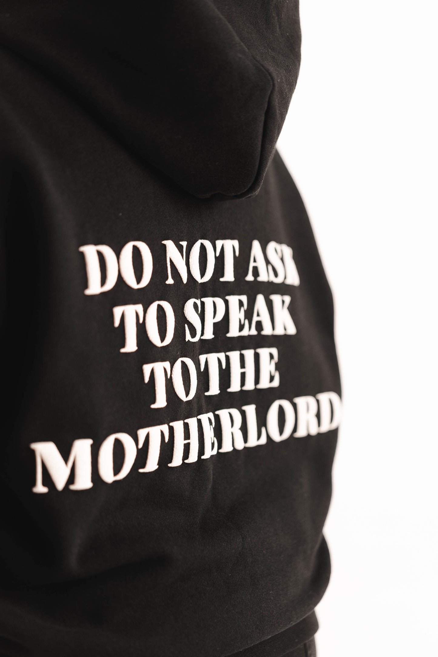 Do Not Ask Hoodie — Black