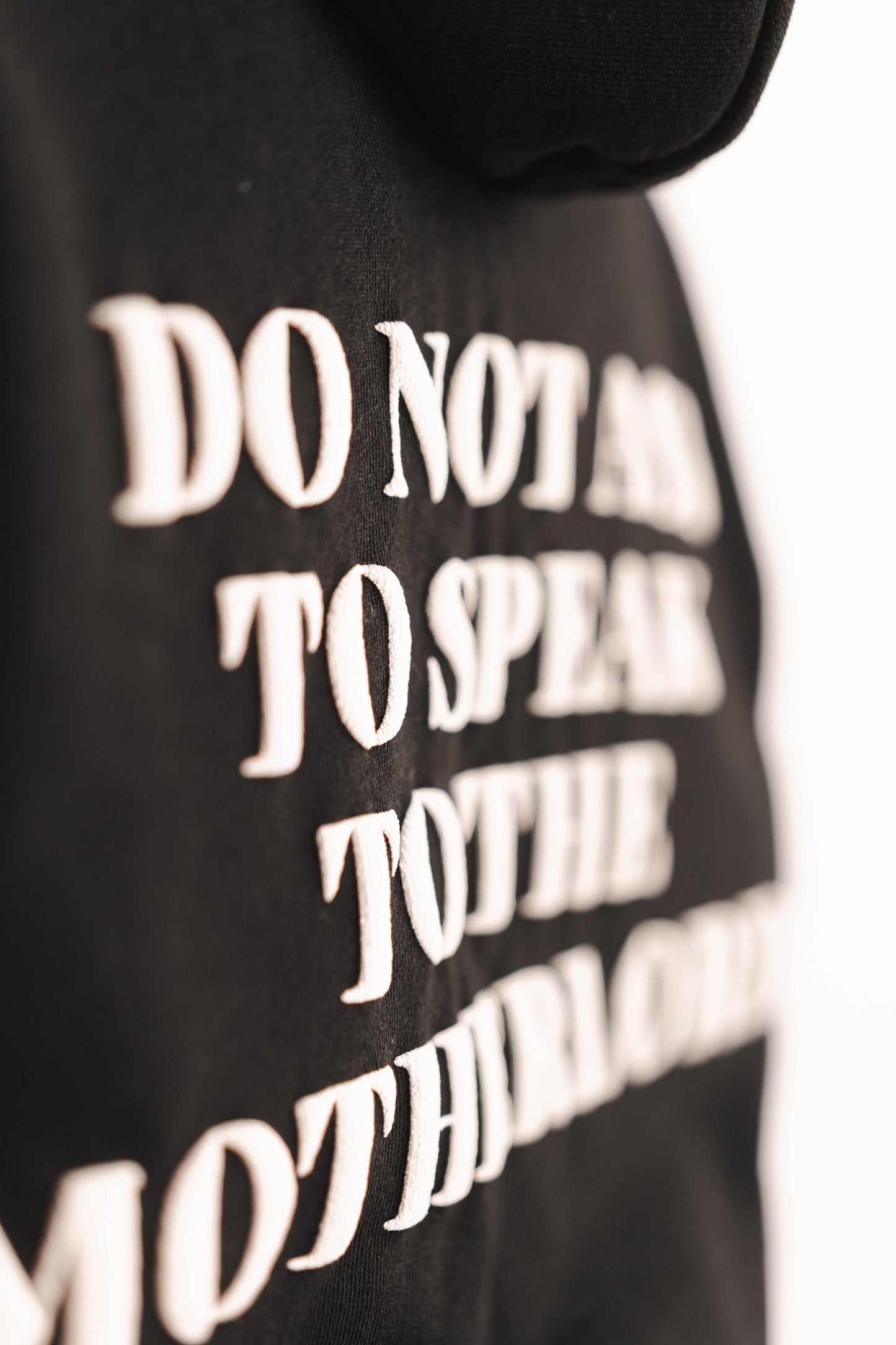 Do Not Ask Hoodie — Black