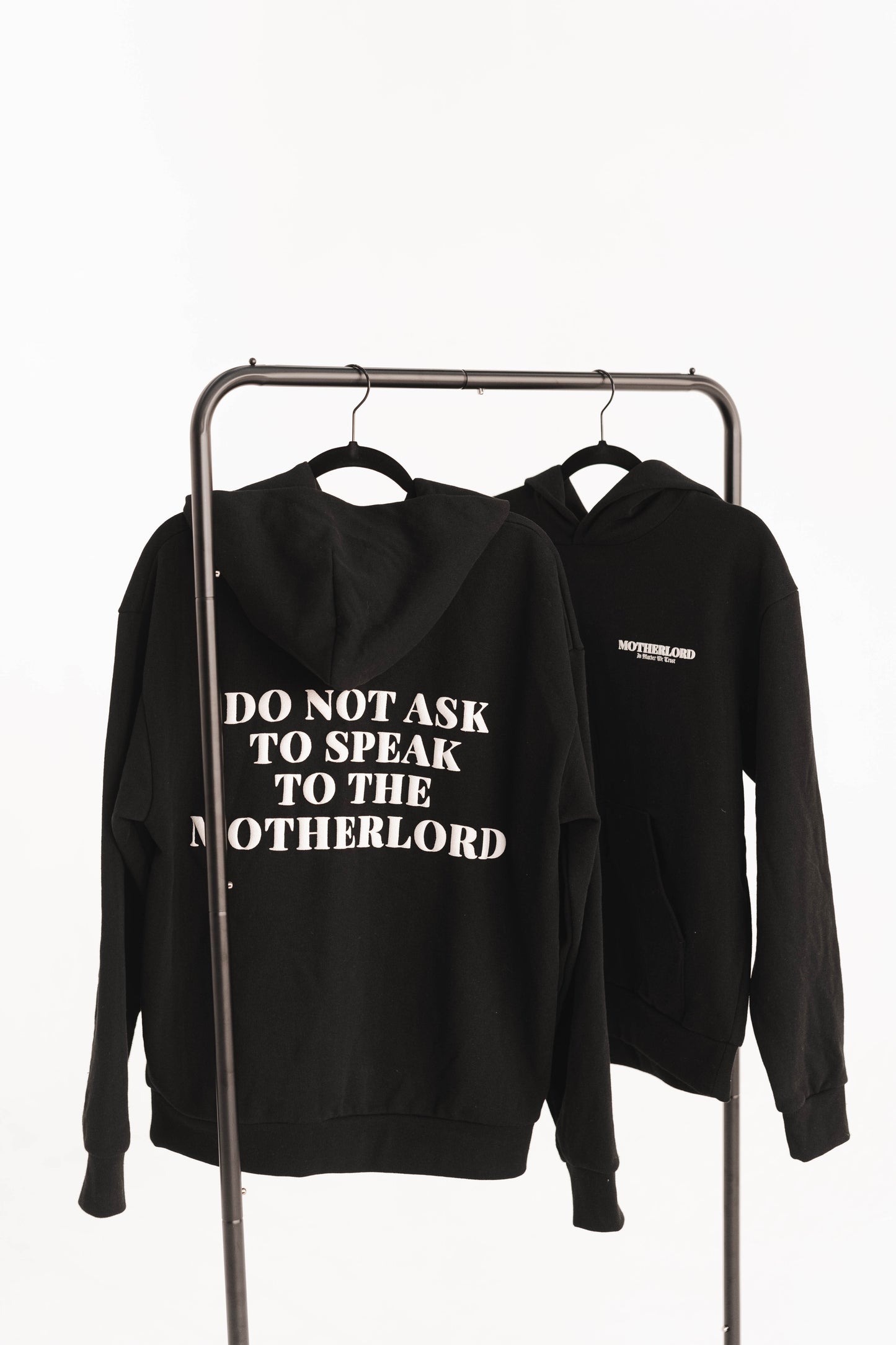 Do Not Ask Hoodie — Black