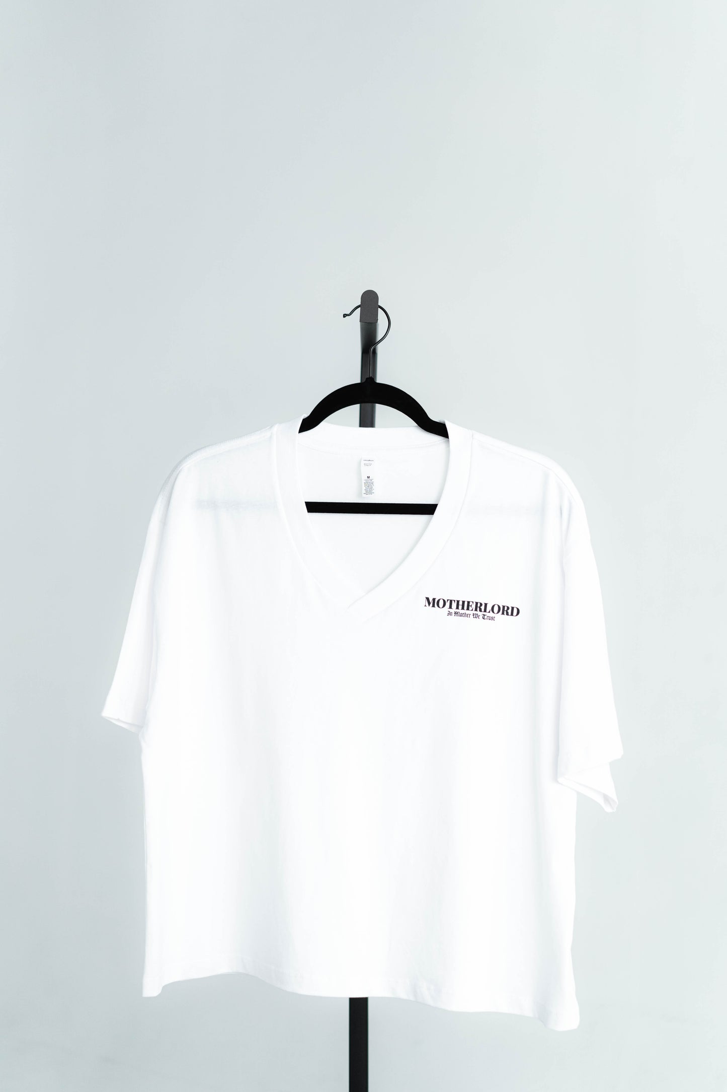 White V-Neck Tee