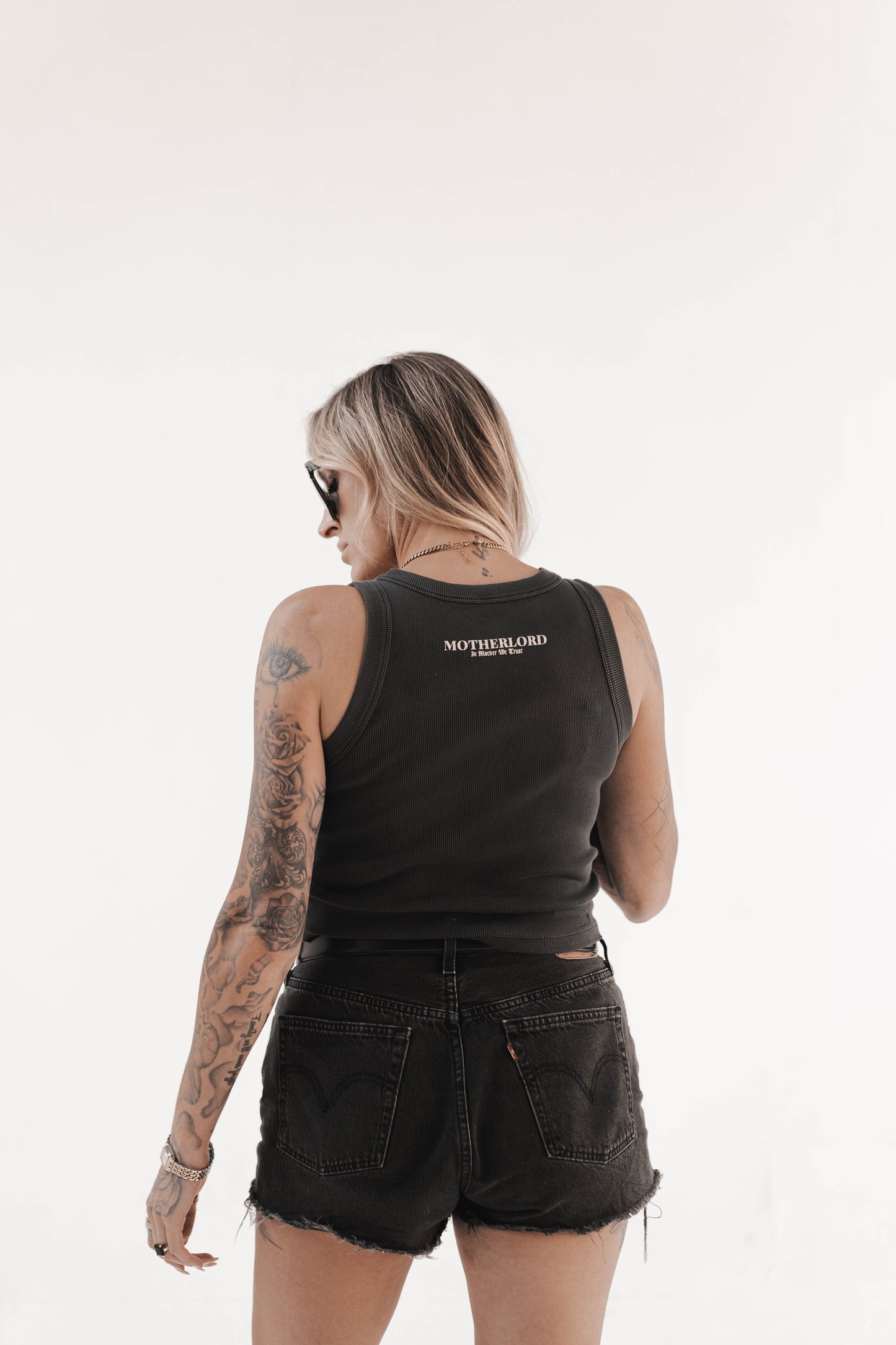 Chaos Faded Black Tank